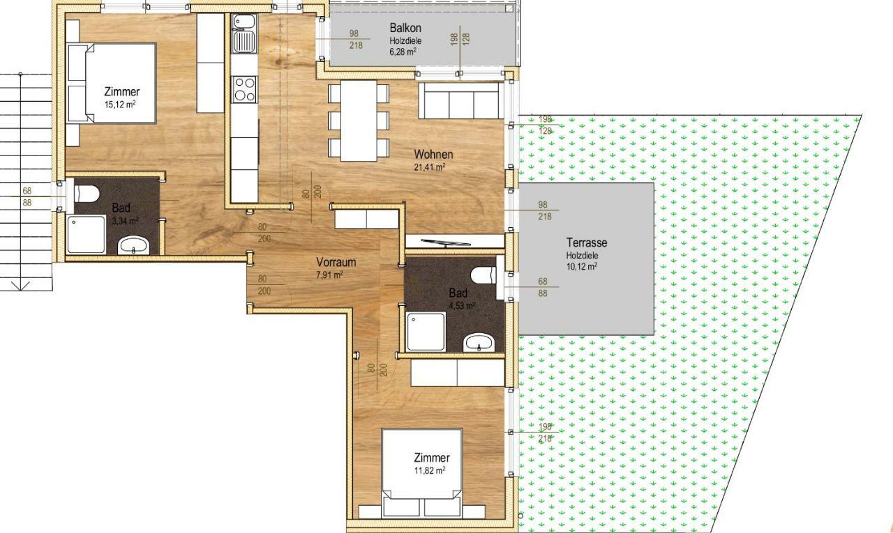 Apartmán Mounira Ladis Exteriér fotografie